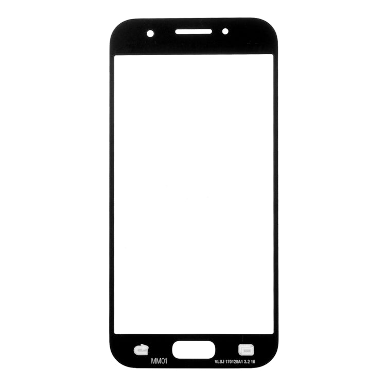 For Samsung Galaxy A5 (2017) / A520 10pcs Front Screen Outer Glass Lens (Black) - Outer Glass Lens by PMC Jewellery | Online Shopping South Africa | PMC Jewellery