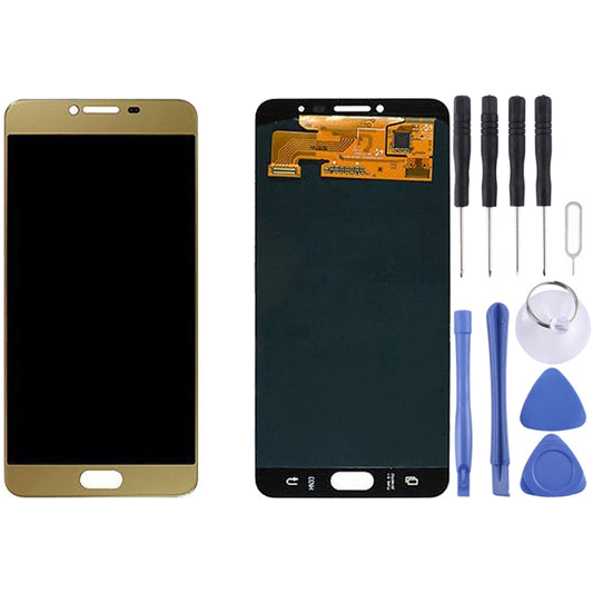 Original LCD Display + Touch Panel for Galaxy C7 / C7000(Gold) - LCD Screen by PMC Jewellery | Online Shopping South Africa | PMC Jewellery