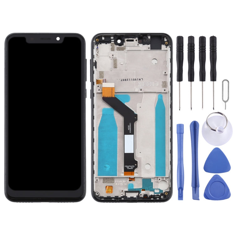TFT LCD Screen for Motorola Moto One (P30 Play)Digitizer Full Assembly with Frame (Black) - free shipping - PMC TechLife - Order now!