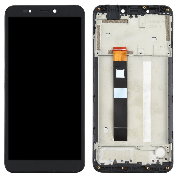 Original LCD Screen for Nokia C2 Digitizer Full Assembly With Frame (Black) - LCD Screen by PMC Jewellery | Online Shopping South Africa | PMC Jewellery