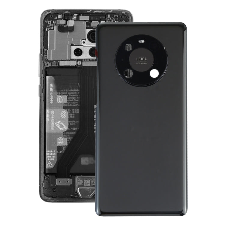 Original Battery Back Cover with Camera Lens Cover for Huawei Mate 40 Pro(Black) - free shipping - PMC TechLife - Order now!