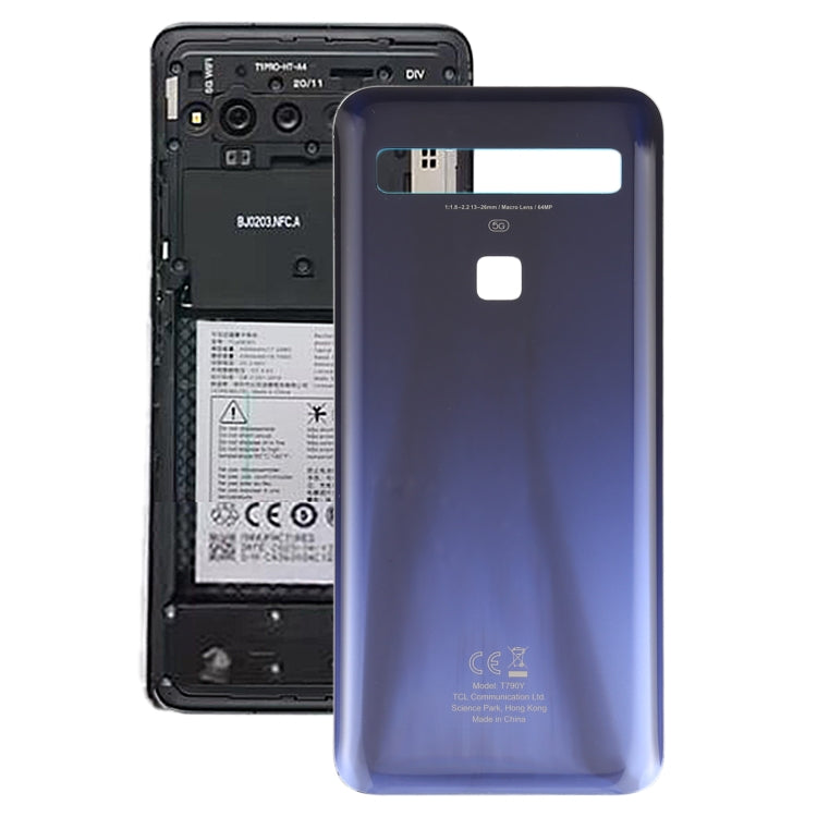 Original Battery Back Cover for TCL 10 5G T790Y T790H(Blue) - For TCL by PMC TechLife | Online Shopping South Africa | PMC TechLife