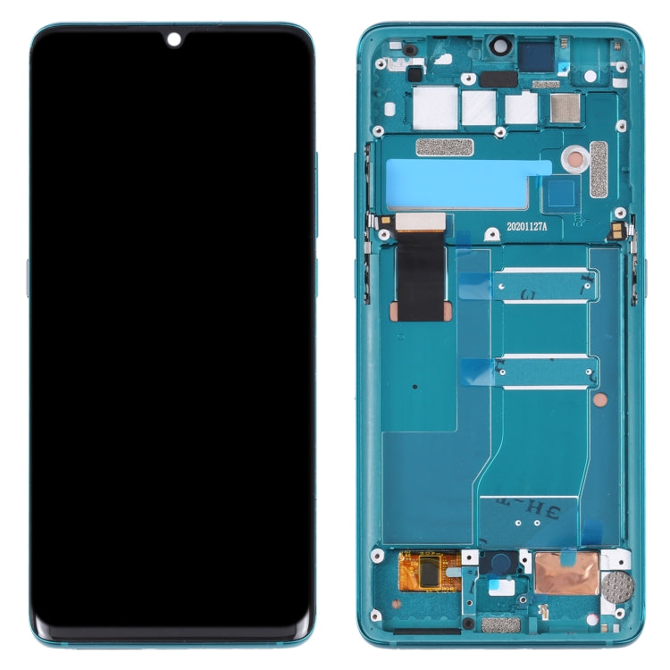 Original LCD Screen for TCL 10 Pro Digitizer Full Assembly with Frame (Green) - For TCL by PMC Jewellery | Online Shopping South Africa | PMC Jewellery