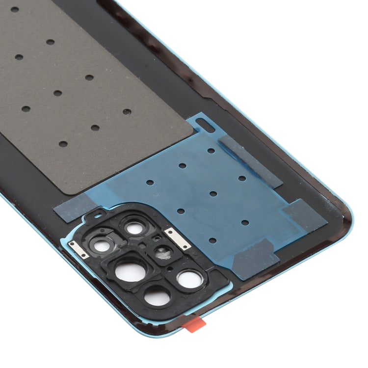 For OnePlus 9R Battery Back Cover With Camera Lens (Blue) - Back Cover by PMC TechLife | Online Shopping South Africa | PMC TechLife
