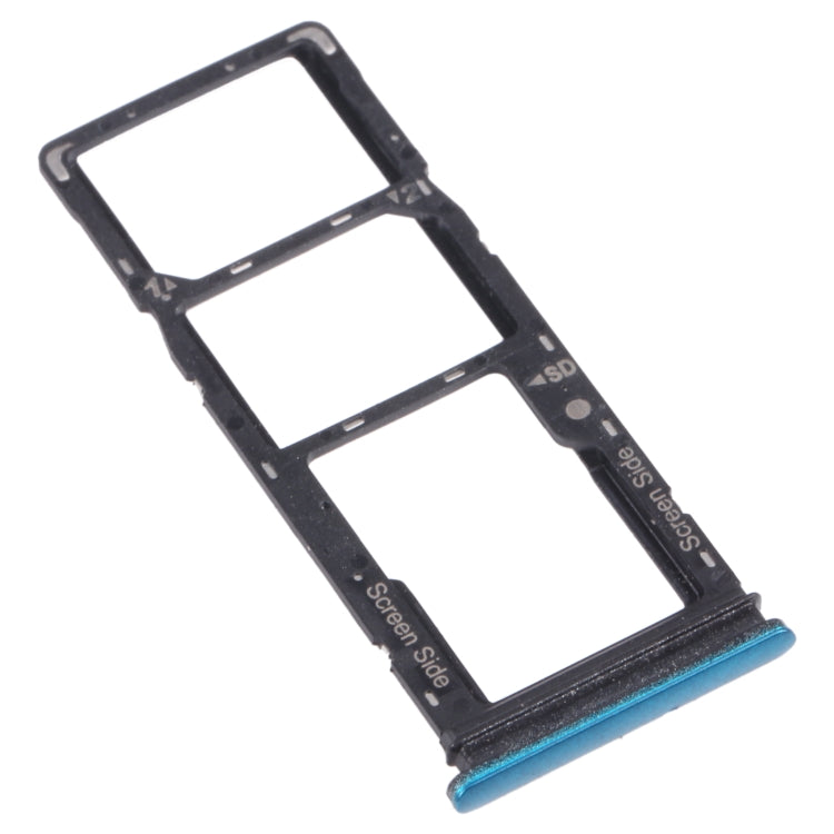 For Tecno Spark 5 Pro KD7 SIM Card Tray + SIM Card Tray + Micro SD Card Tray (Green) - Card Tray by PMC TechLife | Online Shopping South Africa | PMC TechLife | Buy Now Pay Later Mobicred