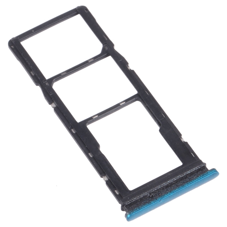 For Tecno Spark 5 Pro KD7 SIM Card Tray + SIM Card Tray + Micro SD Card Tray (Green) - Card Tray by PMC TechLife | Online Shopping South Africa | PMC TechLife | Buy Now Pay Later Mobicred