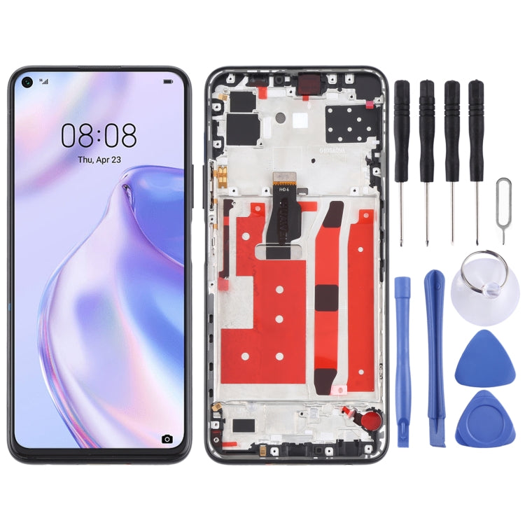 Original LCD Screen for Huawei P40 Lite 5G Digitizer Full Assembly With Frame(Black) - free shipping - PMC TechLife - Order now!