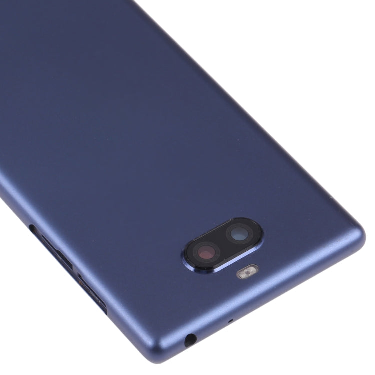 Battery Back Cover for Sony Xperia 10 Plus(Blue) - Back Cover by PMC TechLife | Online Shopping South Africa | PMC TechLife