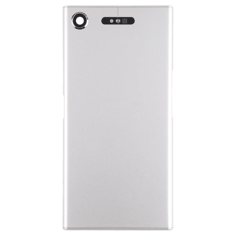 Battery Back Cover for Sony Xperia XZ1(Silver) - Back Cover by PMC Jewellery | Online Shopping South Africa | PMC Jewellery