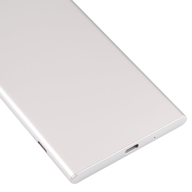 Battery Back Cover for Sony Xperia XZ1(Silver) - Back Cover by PMC TechLife | Online Shopping South Africa | PMC TechLife