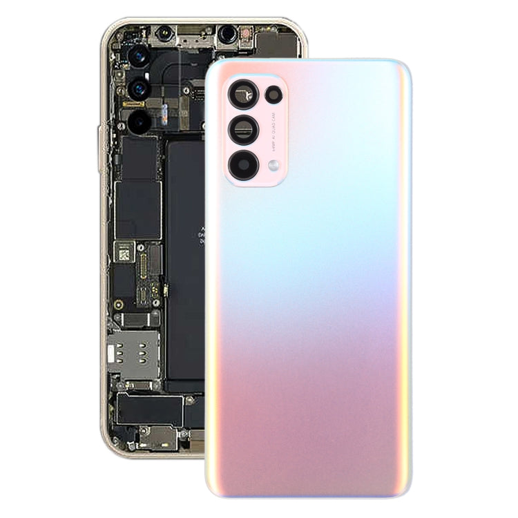 For OPPO Reno5 4G CPH2159 Original Battery Back Cover (Orange) - free shipping - PMC TechLife - Order now!