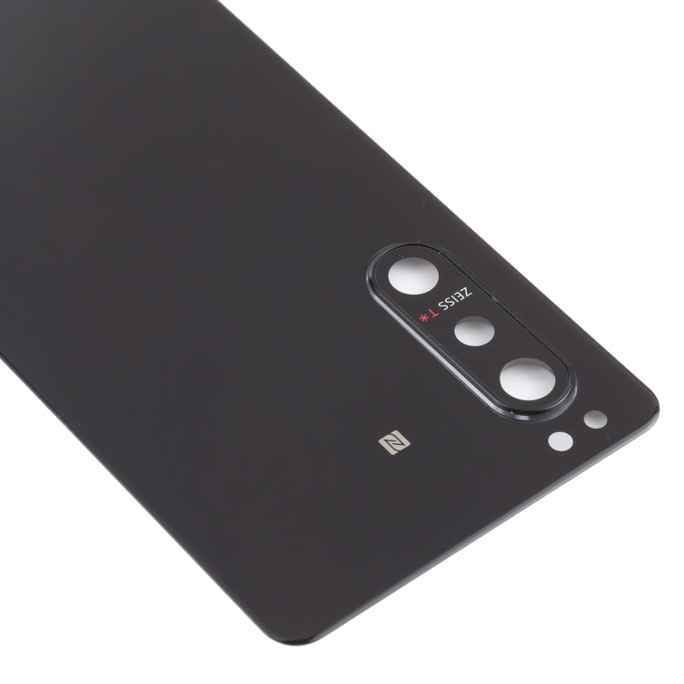 Battery Back Cover with Camera Lens Cover for Sony Xperia 5 II(Black) - Back Cover by PMC TechLife | Online Shopping South Africa | PMC TechLife