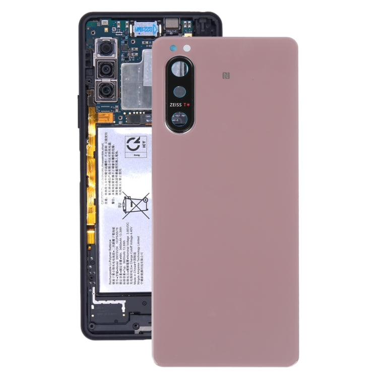 Battery Back Cover with Camera Lens Cover for Sony Xperia 5 II(Pink) - free shipping - PMC TechLife - Order now!