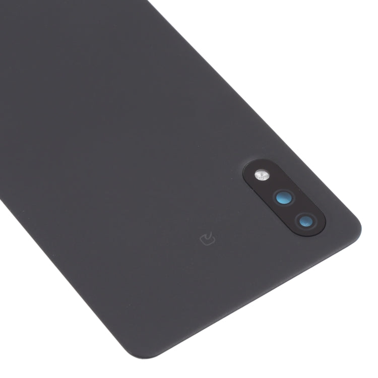 Battery Back Cover with Camera Lens Cover for Sony Xperia Ace II SO-41B(Black) - Back Cover by PMC TechLife | Online Shopping South Africa | PMC TechLife