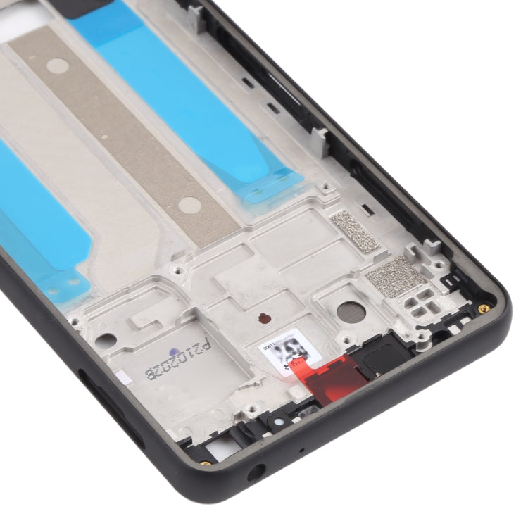 Middle Frame Bezel Plate for Sony Xperia Ace II SO-41B(Black) - Frame Bezel Plate by PMC TechLife | Online Shopping South Africa | PMC TechLife