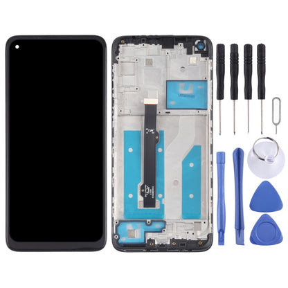TFT LCD Screen for Motorola Moto G8 XT2045-1 Digitizer Full Assembly with Frame (Black) - LCD Screen by PMC Jewellery | Online Shopping South Africa | PMC Jewellery