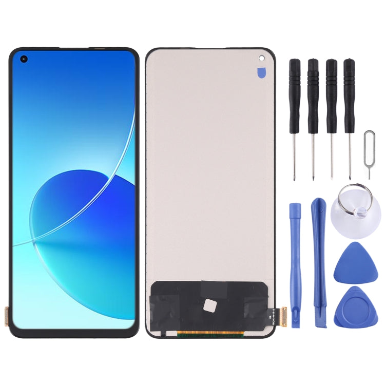 TFT Material LCD Screen and Digitizer Full Assembly (Not Supporting Fingerprint Identification) for OPPO Reno6 4G / Reno6 Z / Reno7 5G CPH2235 CPH2237 - LCD Screen by PMC Jewellery | Online Shopping South Africa | PMC Jewellery