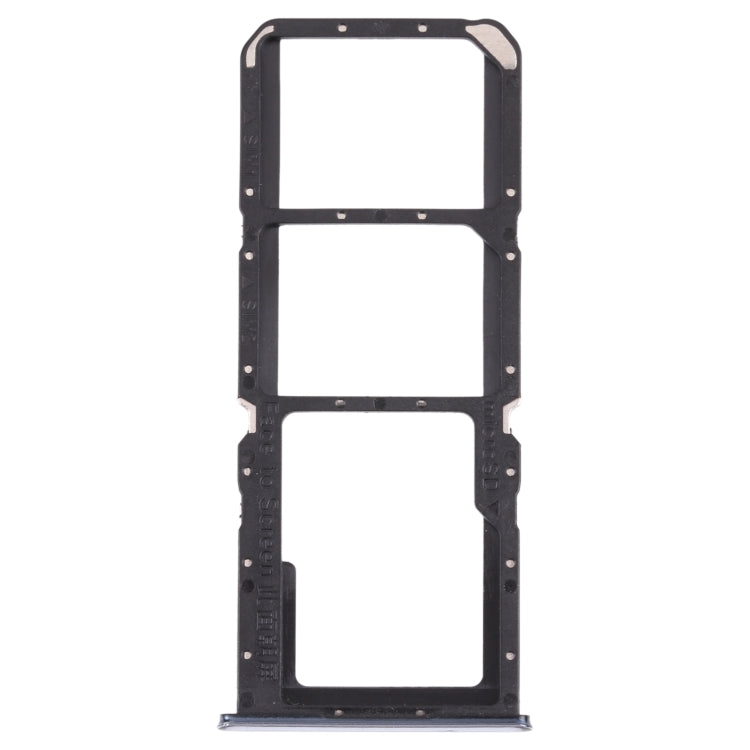For OPPO A74 5G CPH2197 CPH2263  SIM Card Tray + SIM Card Tray + Micro SD Card Tray (Silver) - free shipping - PMC TechLife - Order now!