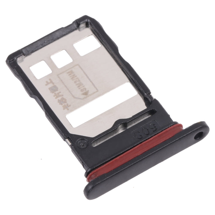 SIM Card Tray + SIM/NM Card Tray for Huawei Y9a (Black) - Card Socket by PMC TechLife | Online Shopping South Africa | PMC TechLife | Buy Now Pay Later Mobicred