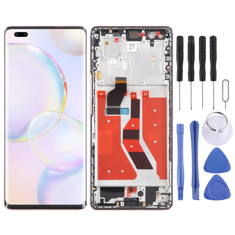 Original LCD Screen and Digitizer Full Assembly with Frame for Honor 50 Pro (Rose Red) - LCD Screen by PMC TechLife | Online Shopping South Africa | PMC TechLife
