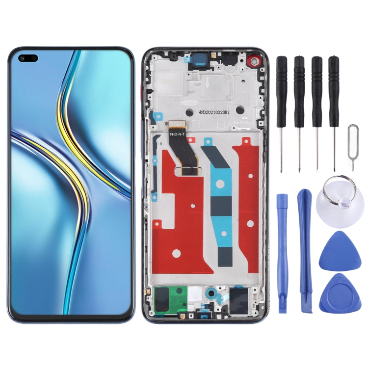 Original LCD Screen for Honor X20 Digitizer Full Assembly with Frame(Blue) - free shipping - PMC TechLife - Order now!