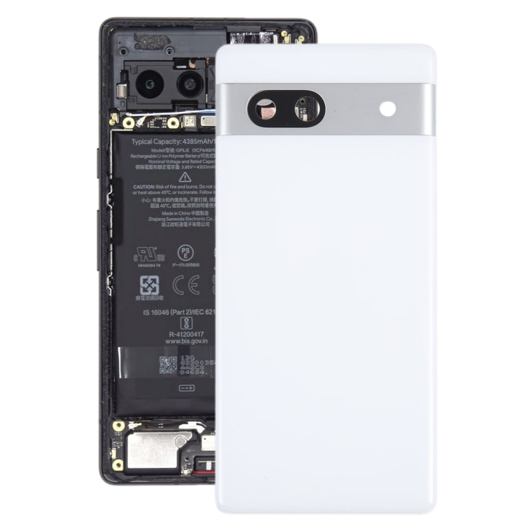 For Google Pixel 7A Original Battery Back Cover with Camera Lens Cover(White) - free shipping - PMC TechLife - Order now!