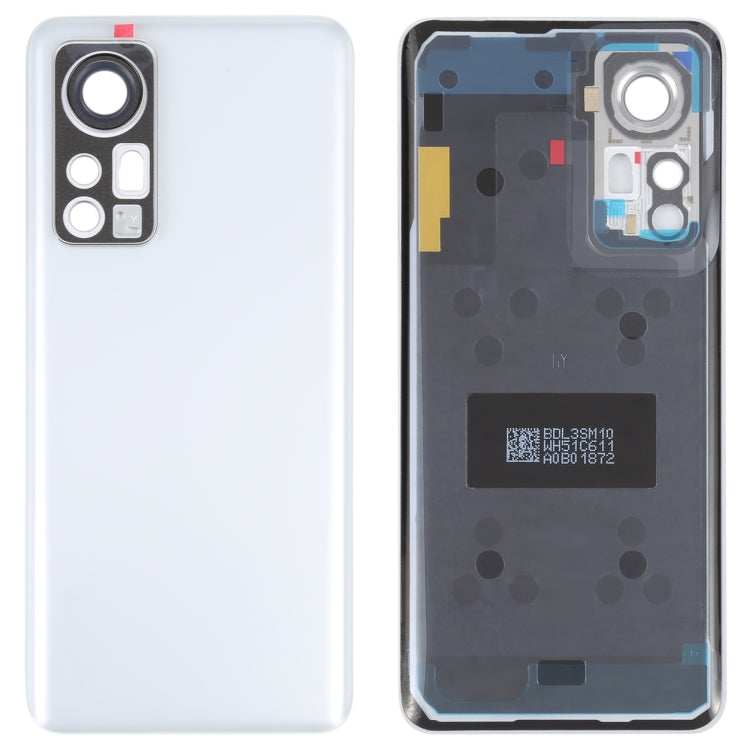 For Xiaomi 12S Original Battery Back Cover(White) - Back Cover by PMC TechLife | Online Shopping South Africa | PMC TechLife
