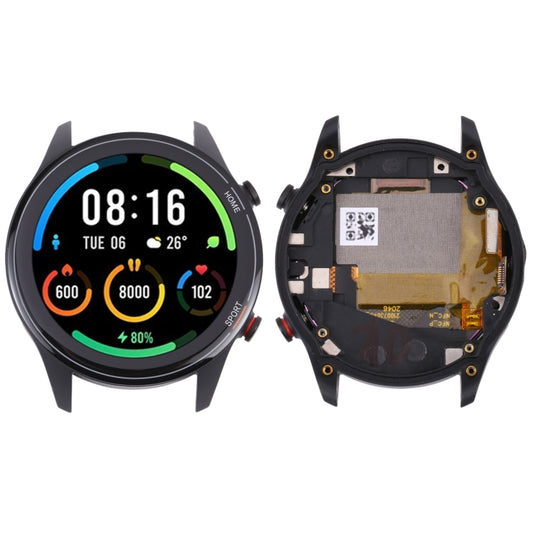 Original LCD Screen For Xiaomi Mi Watch / Watch Color Sport / Watch Revolve Active Digitizer Full Assembly with Frame (Black) - For Xiaomi by PMC Jewellery | Online Shopping South Africa | PMC Jewellery