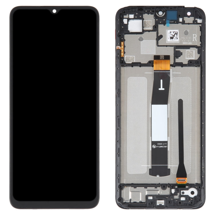 AMOLED Original LCD Screen For Xiaomi Redmi 12C Digitizer Full Assembly with Frame - free shipping - PMC TechLife - Order now!