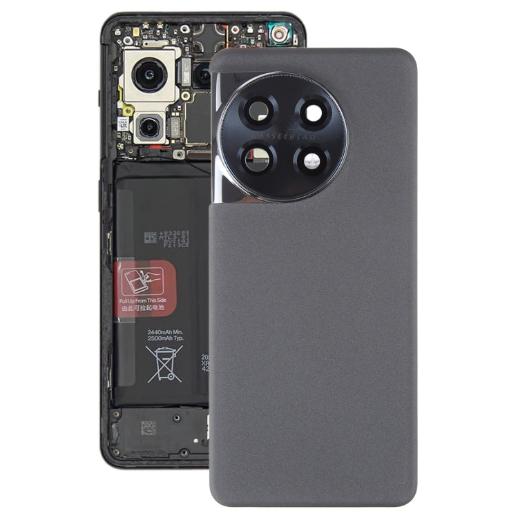 For OnePlus 11 PBH110 Original Battery Back Cover with Camera Lens Cover(Black) - Back Cover by PMC TechLife | Online Shopping South Africa | PMC TechLife