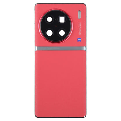 For vivo X90 Pro+ Original Battery Back Cover with Camera Lens Cover(Red) - Back Cover by PMC Jewellery | Online Shopping South Africa | PMC Jewellery