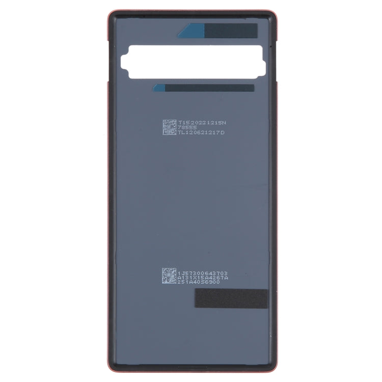 For Google Pixel 7a Original Battery Back Cover(Orange) - Back Cover by PMC TechLife | Online Shopping South Africa | PMC TechLife | Buy Now Pay Later Mobicred