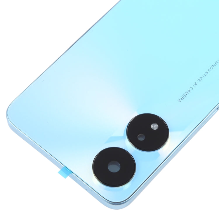 For OPPO A58 Original Battery Back Cover with Middle Frame(Blue) - Back Cover by PMC TechLife | Online Shopping South Africa | PMC TechLife