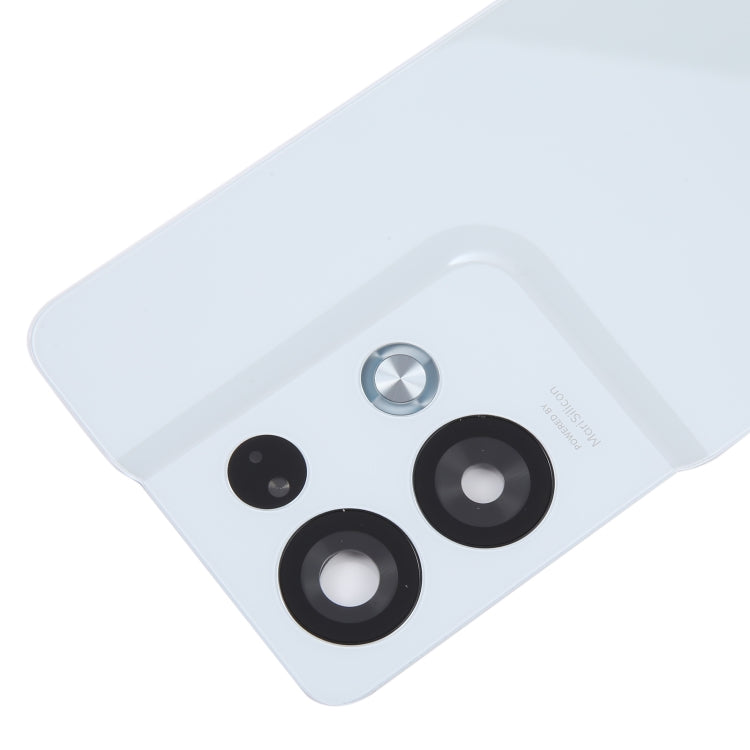 For OPPO Reno8 Pro+ Original Battery Back Cover with Camera Lens Cover(White) - Back Cover by PMC Jewellery | Online Shopping South Africa | PMC Jewellery