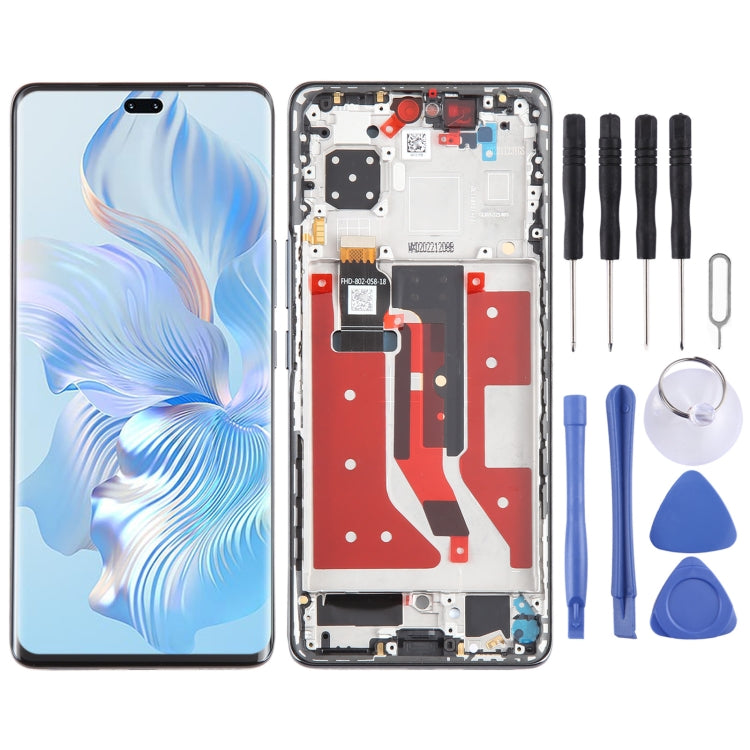 For Honor 80 Pro Original LCD Screen Digitizer Full Assembly with Frame (Black) - LCD Screen by PMC TechLife | Online Shopping South Africa | PMC TechLife