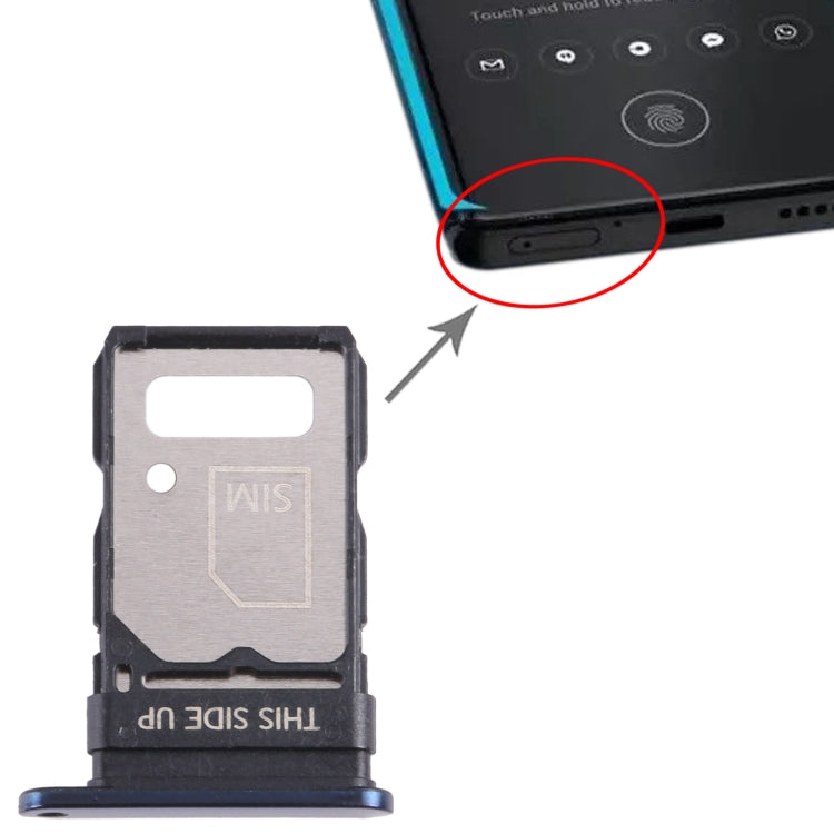 For Motorola Edge 2021 SIM Card Tray (Blue) - Card Socket by PMC TechLife | Online Shopping South Africa | PMC TechLife