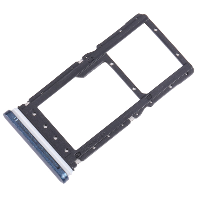 For Motorola Moto E 2020 SIM Card Tray + Micro SD Card Tray (Blue) - Card Socket by PMC TechLife | Online Shopping South Africa | PMC TechLife