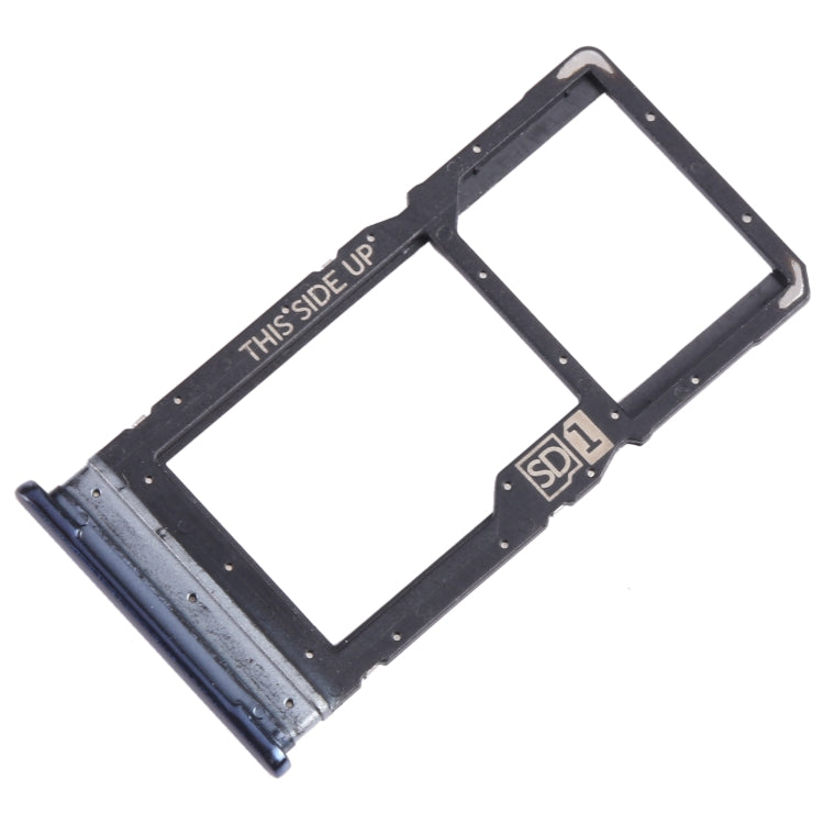 For Motorola Moto G 5G Plus SIM Card Tray + Micro SD Card Tray (Blue) - Card Socket by PMC TechLife | Online Shopping South Africa | PMC TechLife