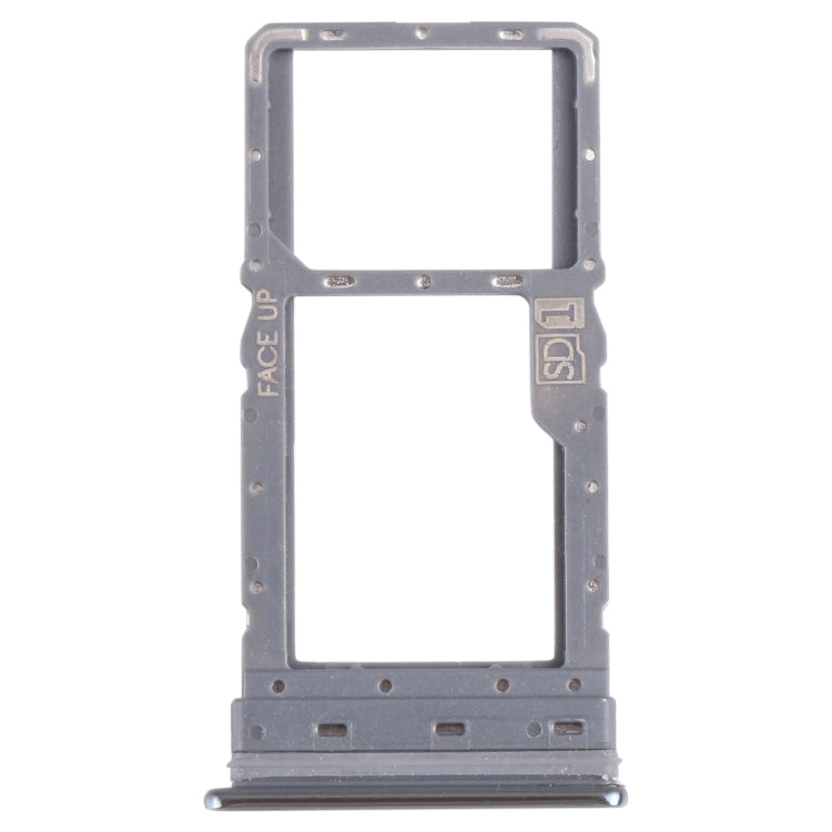 For Motorola Moto G Stylus 2021 SIM Card Tray + Micro SD Card Tray (Silver) - Card Socket by PMC TechLife | Online Shopping South Africa | PMC TechLife | Buy Now Pay Later Mobicred