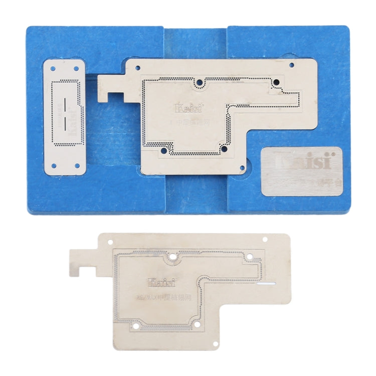 Kaisi Mainboard Middle Layer Board BGA Reballing Stencil Plant Tin Platform for iPhone X / XS / XS Max - Repair Platform by Kaisi | Online Shopping South Africa | PMC Jewellery | Buy Now Pay Later Mobicred