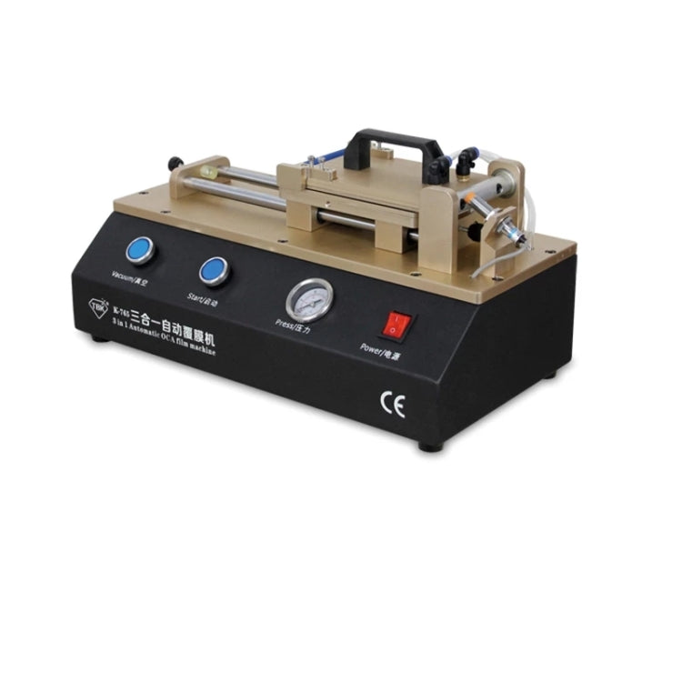 TBK-765 3 in1 Automatic OCA Laminating Machine LCD Touch Screen Air Compressor Machine Built-in Vacuum Pump - free shipping - PMC TechLife - Order now!