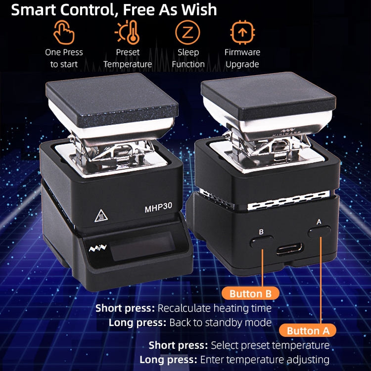 MINIWARE MHP30 PD Mini Hot Plate Preheater - Repair Platform by PMC TechLife | Online Shopping South Africa | PMC TechLife