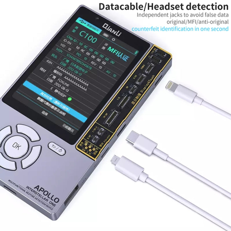 Qianli Apollo Interstellar One Multifunctional Restore Detection Device (International Edition) For iPhone 11/11 Pro Max/11 Pro/X/XS/XS Max/XR/8/8 Plus/7/7 Plus - Test Tools by QIANLI | Online Shopping South Africa | PMC Jewellery