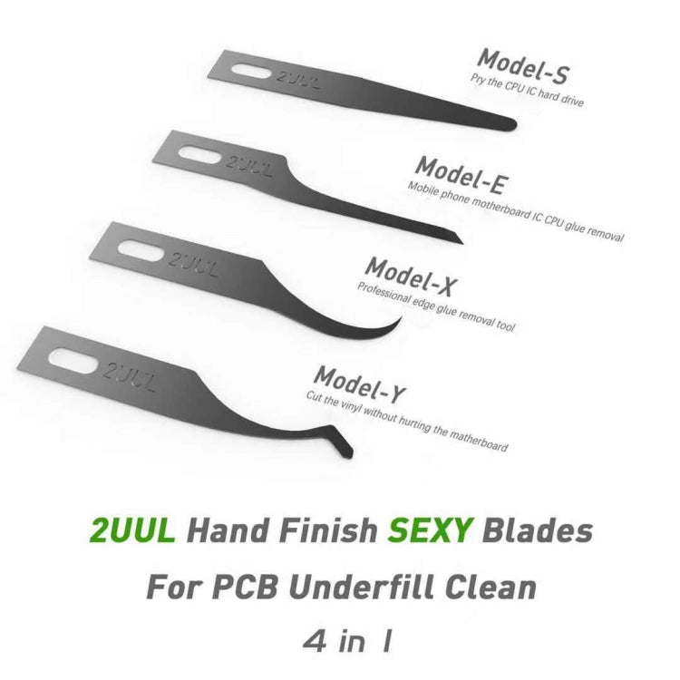 2UUL 5 in 1 PCB Clean Multifunctional Motherboard BGA Chip Glue Cleaning Scraping Pry Knife - Others by 2UUL | Online Shopping South Africa | PMC Jewellery