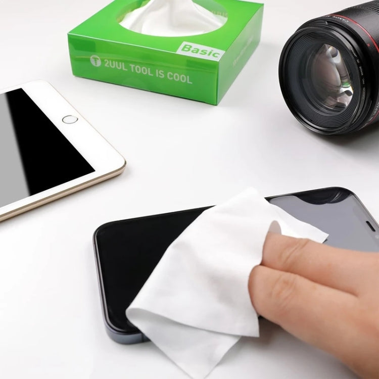2UUL 15x15cm Microfiber Cleaning Wiper Antistatic Dust-Free Cloth - free shipping - PMC TechLife - Order now!