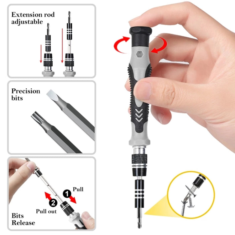 138 in 1 DIY Mobile Phone Disassembly Tool Clock Repair Multi-function Tool Screwdriver Set (Purple) - Screwdriver Set by PMC TechLife | Online Shopping South Africa | PMC TechLife