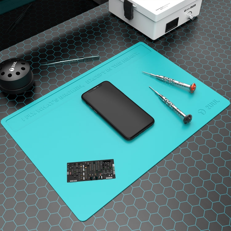 2UUL Heat Resisting Silicone Pad (Blue) - Working Mat by 2UUL | Online Shopping South Africa | PMC Jewellery