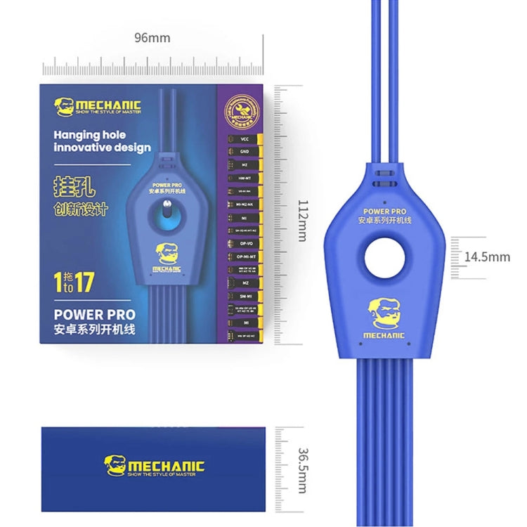 Mechanic Power Pro 17 in 1 Mobile Phone Power Supply Test Cable for Android - free shipping - PMC TechLife - Order now!