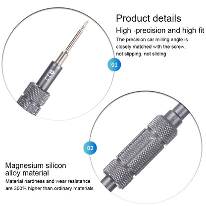 H006 6 in 1 High Hardness Precision Screwdriver - Screwdriver Set by PMC Jewellery | Online Shopping South Africa | PMC Jewellery