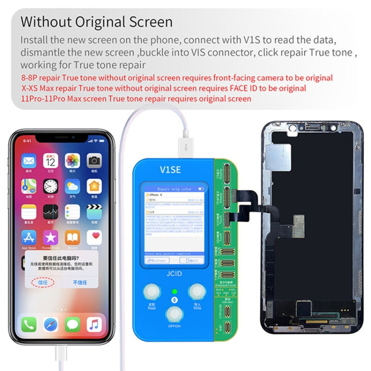 JC V1SE Testing Repair Receiver Test Board Adaptor For iPhone 8-13 Pro Max - free shipping - PMC TechLife - Order now!